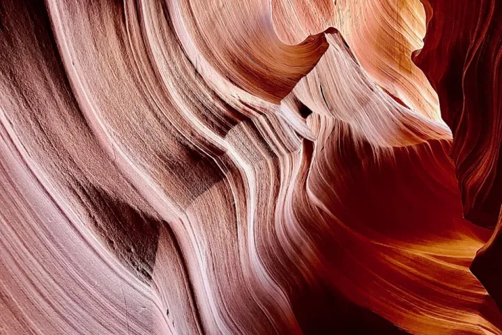 a close up of a canyon