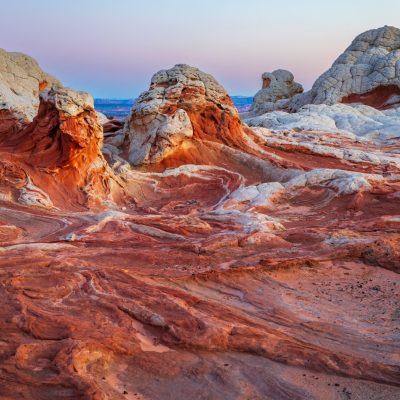 a canyon with a mountain in the background
